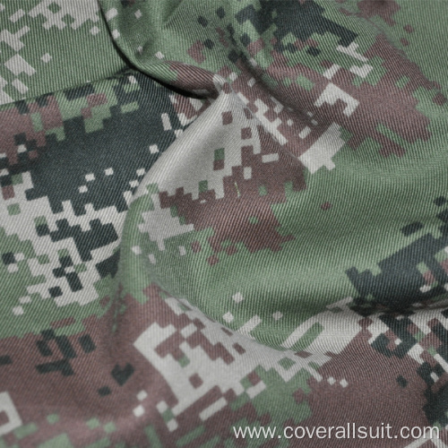 Fire Resistant Fabric High quality fire retardant blue camouflage fabric Supplier